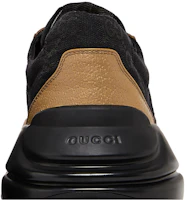 Sizing GUCCI古馳 Rhyton 帆布 系帶 時尚 低筒 運動休閒鞋 男款 黑棕