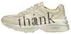 Gucci Rhyton 'Think/Thank' Lelaki Wanita Kasut Sneakers 636343-A9L00-9522
