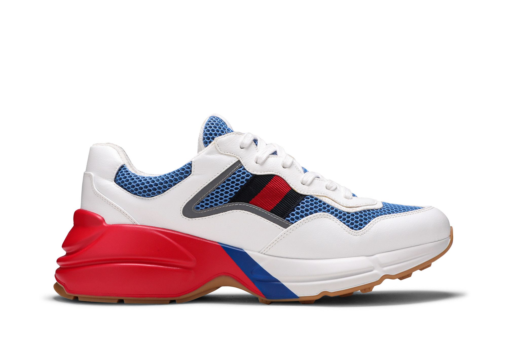 Gucci Rhyton 'White Blue Red Reflective' 643491-2H040-9145