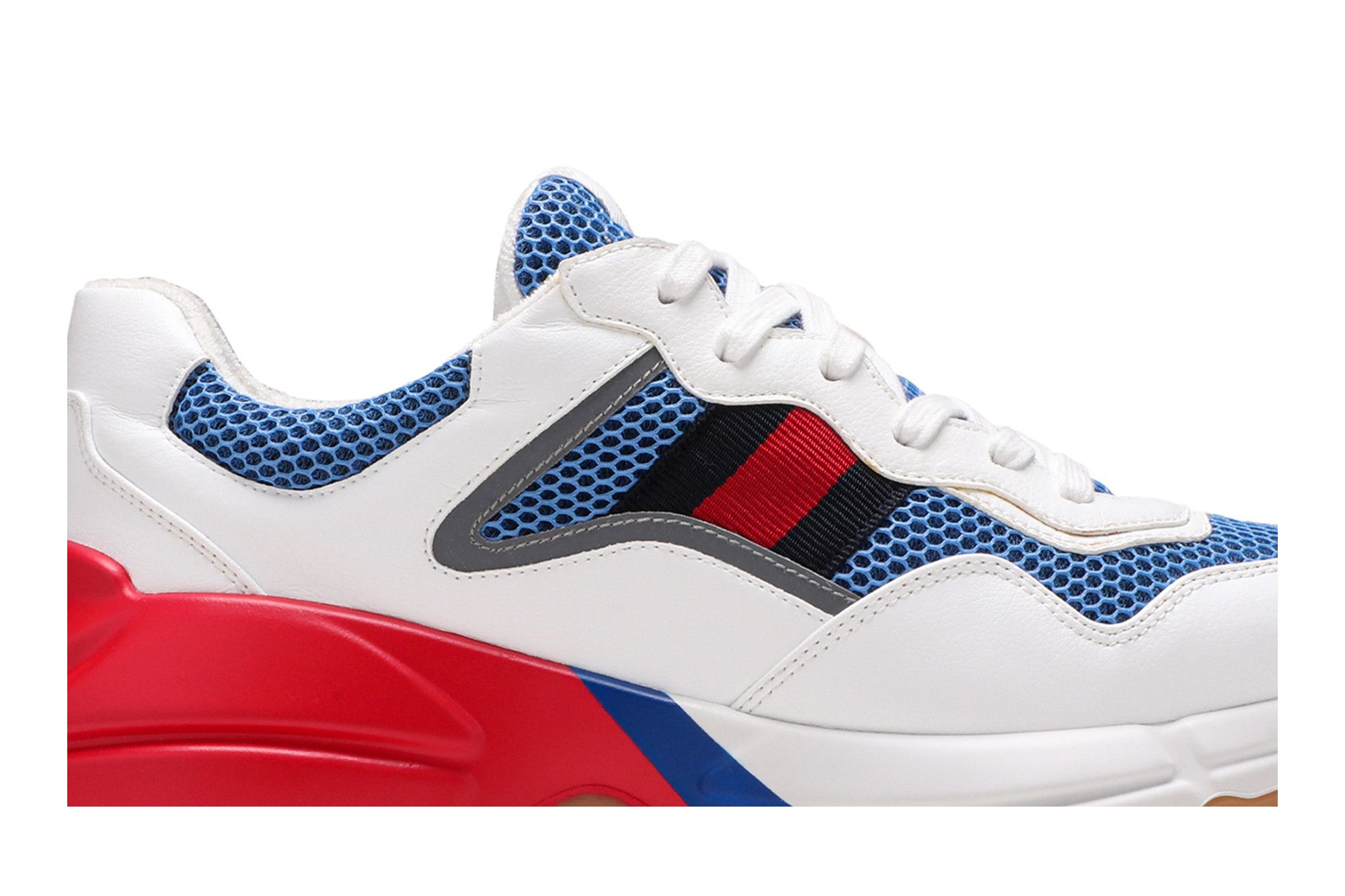 Order Gucci Rhyton 'Blanco Azul Rojo Reflectante' 643491-2H040-9145