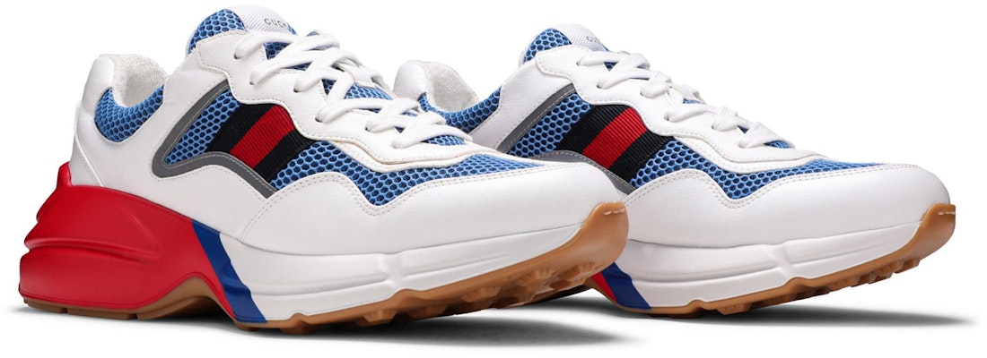 구찌 라이톤 '화이트 블루 레드 리플렉티브' 643491-2H040-9145 Cheap 구찌 라이톤 '화이트 블루 레드 리플렉티브' 643491-2H040-9145