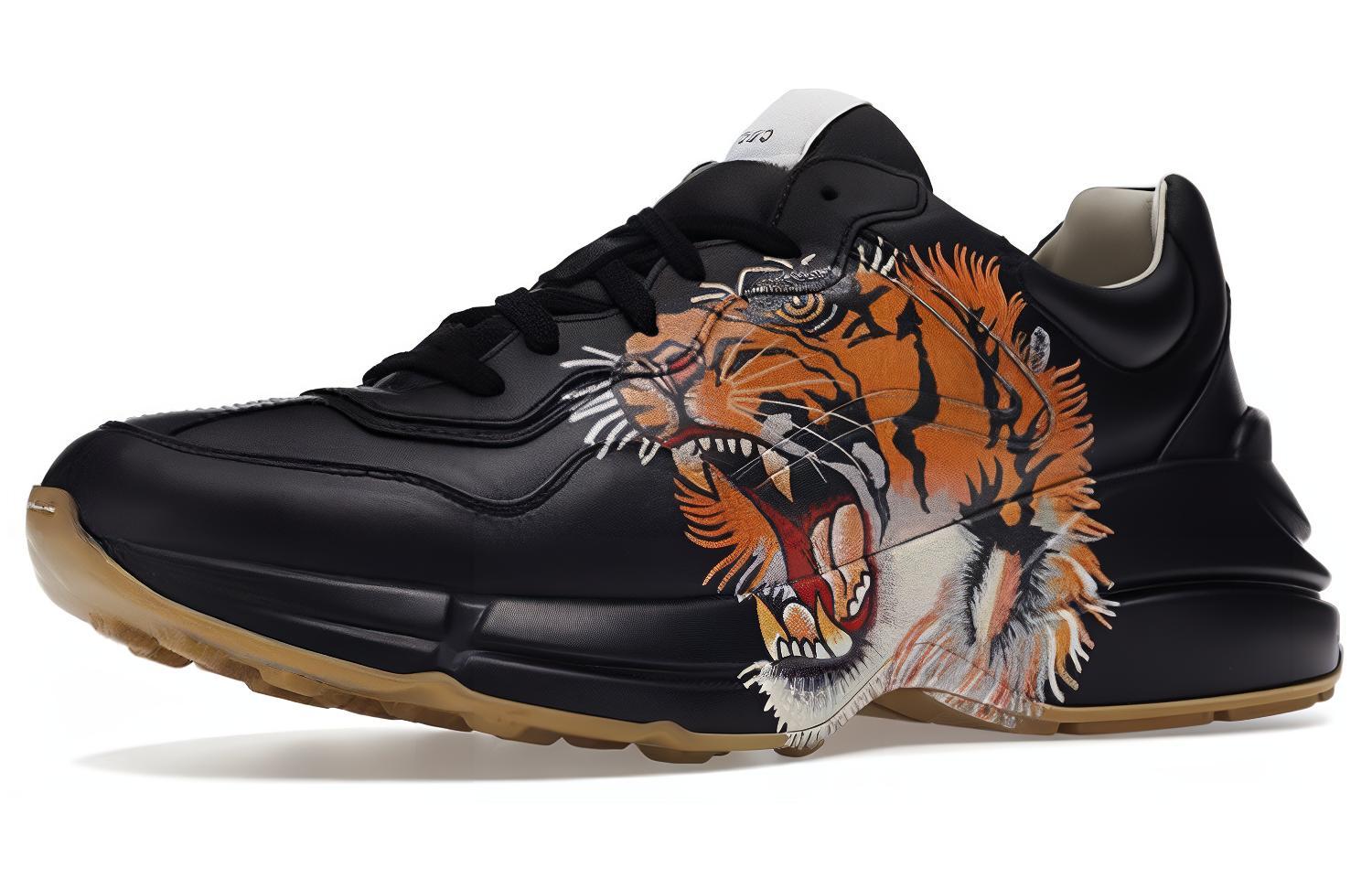 Order グッチ ライトン レザー "タイガー" 548635-DRW00-1000