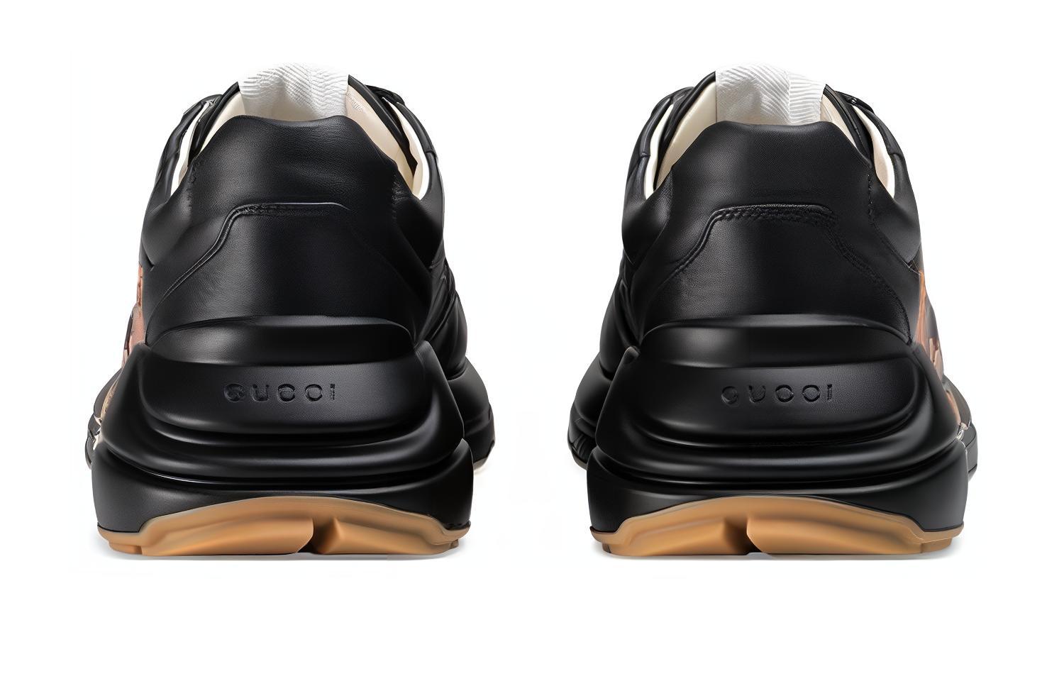 Shop グッチ ライトン レザー "タイガー" 548635-DRW00-1000