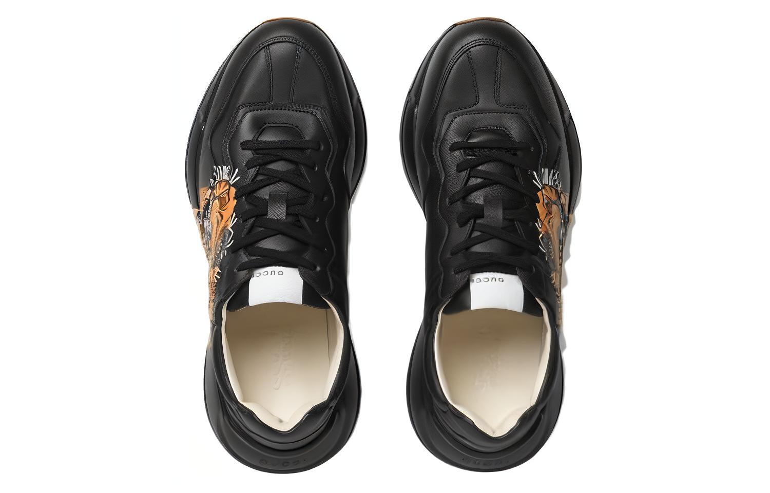 Purchase グッチ ライトン レザー "タイガー" 548635-DRW00-1000