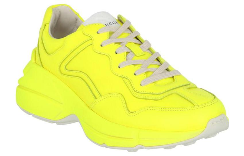 Lookbook グッチ ライトン ロー "蛍光イエロー" 549093-OZR00-7205