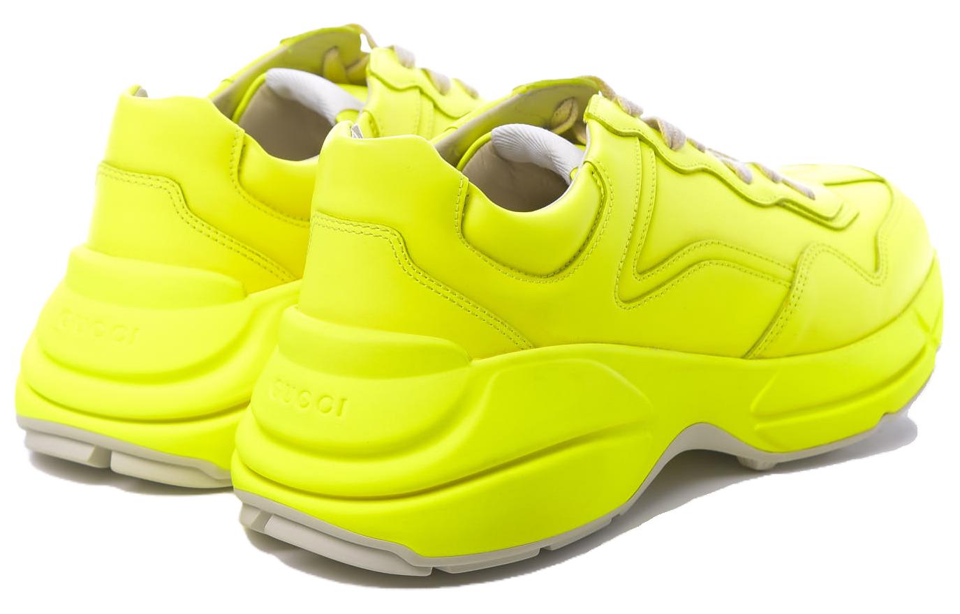 Shop Gucci Rhyton Low ''Giallo Fluorescente'' 551941-0ZR00-7205