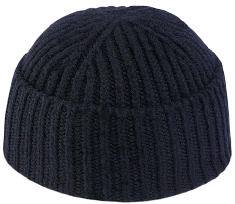 구찌 리브 니트 모자 레이블 장식 다크 블루 Order 구찌 리브 니트 모자 레이블 장식 다크 블루