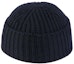 Order 구찌 리브 니트 모자 레이블 장식 다크 블루