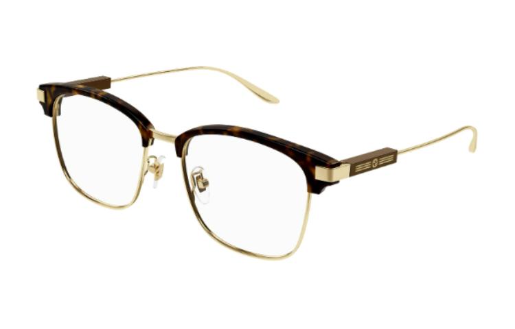 Order GUCCI Rimless Optical Glasses Unisex Tortoiseshell Frame with Logo Detail 25164412