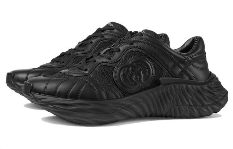 Lookbook 구찌 립플 스니커즈 (블랙) 771471-AAC95-1000