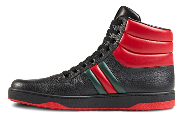 Gucci Ronnie Padded High 'Black Red'