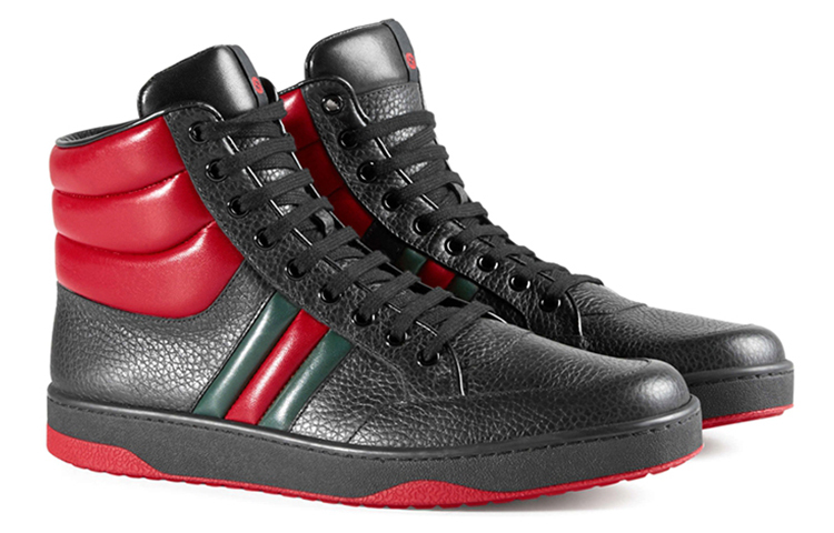 Gucci Ronnie Padded High 'Black Red' 圖 2