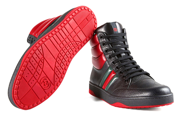 Gucci Ronnie Padded High 'Black Red' 圖 5