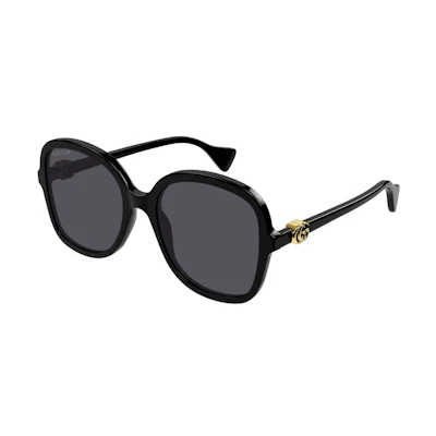 Gucci Round Sunglasses Black (GG1178S-001-56)