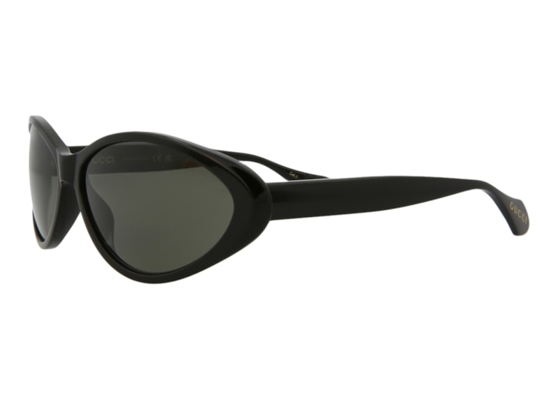Gucci Round Sunglasses Black/Grey (GG1377S-30014359-002)
