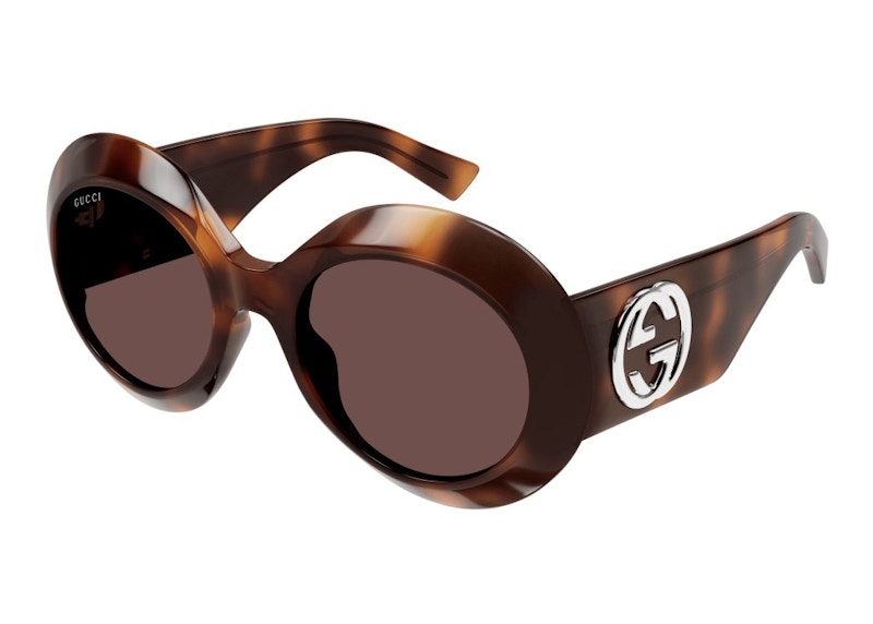 Gucci Round Sunglasses Havana/Brown (GG1647S-009)