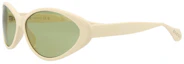 Buy 古馳圓形太陽眼鏡 象牙色/象牙色/綠色 (GG1377S-30014359-001)
