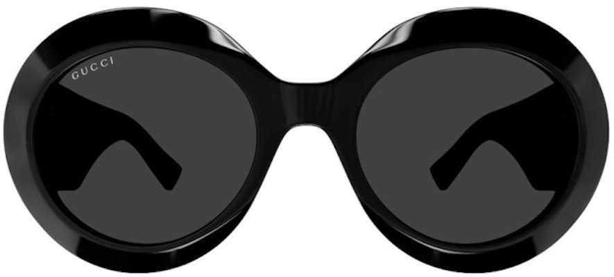 Gucci Round Sunglasses Shiny Black/Grey (GG1647S-007) Order Gucci Round Sunglasses Shiny Black/Grey (GG1647S-007)