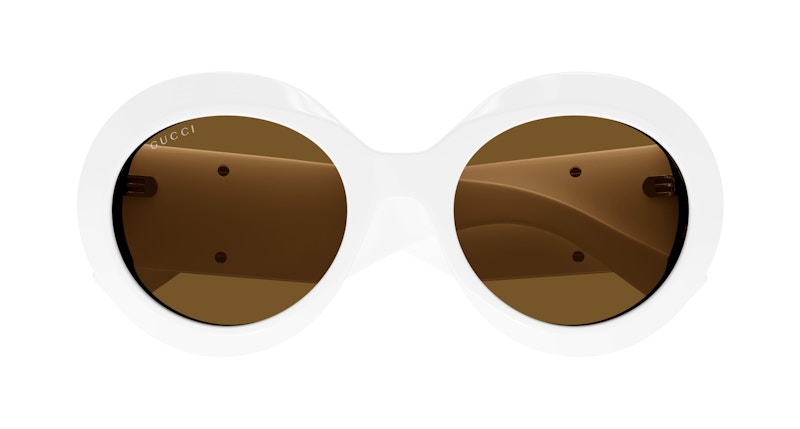 Gucci Round Sunglasses White/Brown (GG1647S-003) 圖 2