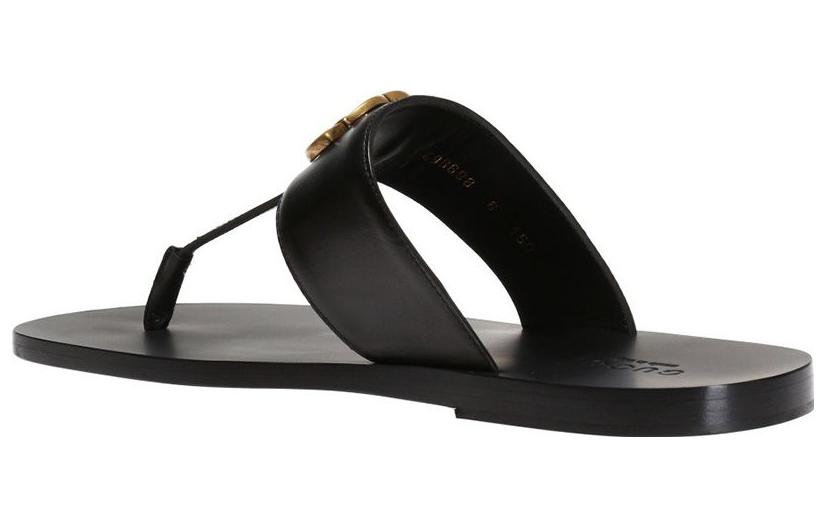 Lookbook Gucci GGラバースライド (ブラック) 498698-A4HD0-1000