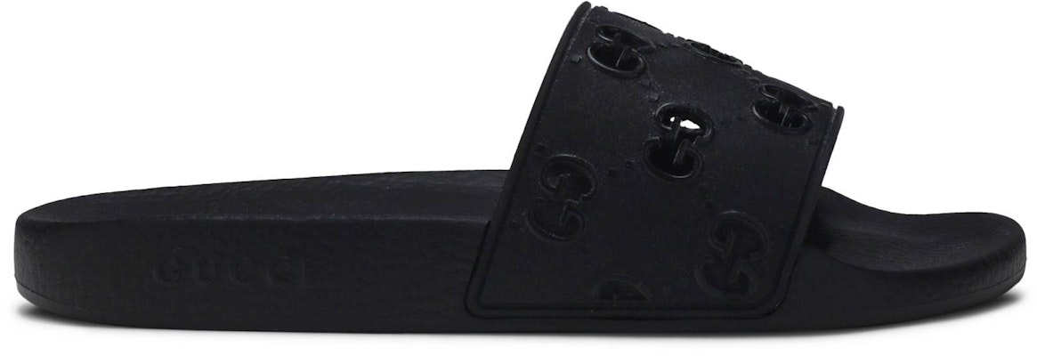 Gucci Rubber GG Slide 'Black' 575957-JDR00-1000 Buy Gucci Rubber GG Slide 'Black' 575957-JDR00-1000