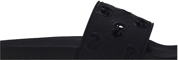 古驰黑色橡胶GG拖鞋 575957-JDR00-1000 Order 古驰黑色橡胶GG拖鞋 575957-JDR00-1000