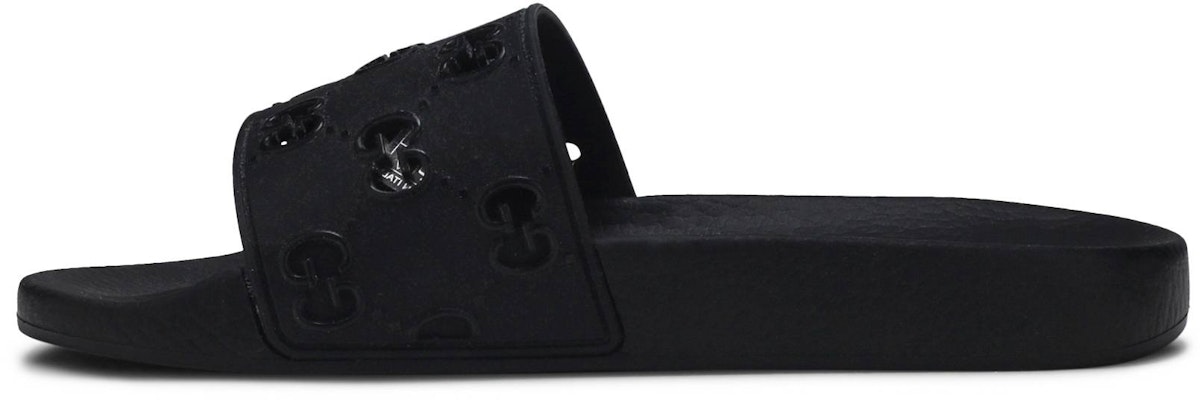 Gucci Rubber GG Slide 'Black' 575957-JDR00-1000 Lookbook Gucci Rubber GG Slide 'Black' 575957-JDR00-1000