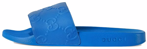 Gucci Rubber GG Slide 'Blue' 681880-UKU00-4344 Gucci Rubber GG Slide 'Blue' 681880-UKU00-4344