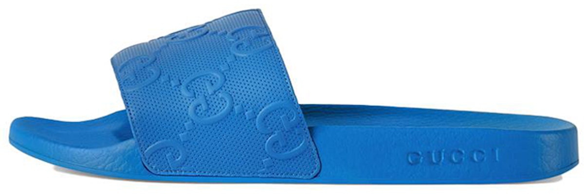 Gucci Rubber GG Slide 'Blue' 681880-UKU00-4344 Buy Gucci Rubber GG Slide 'Blue' 681880-UKU00-4344