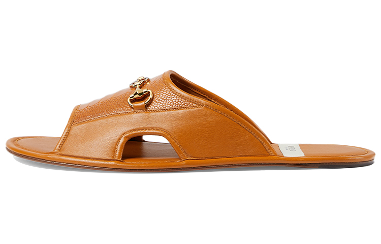 Gucci Rubber GG Slide 'Brown Yellow' ‎624849-DLCD0-2202