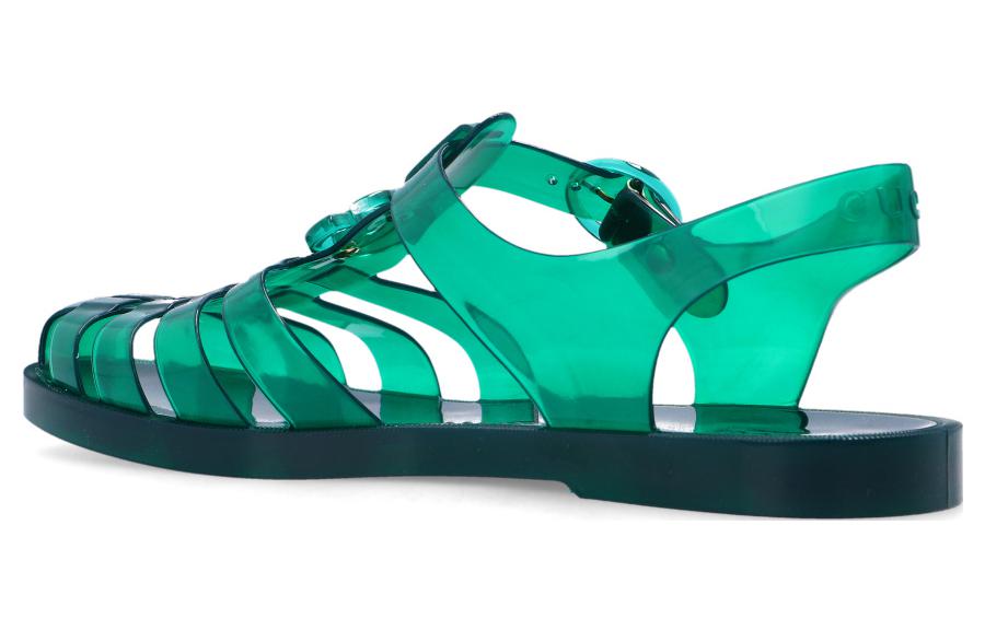 Purchase Sandalias Gucci de Goma GG 'Verde' 674133-JFM00-8727