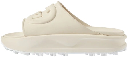 Gucci Rubber GG Slide 'White' 692380-JF000-9110 Gucci Rubber GG Slide 'White' 692380-JF000-9110