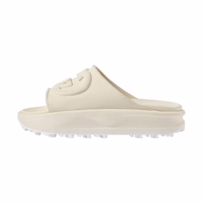 Gucci Rubber GG Slide 'White'