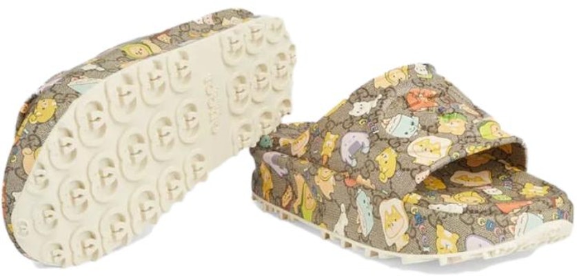 Pikarar x Gucci Slide Sandal 'GG Animal Print' 737518-JAAC6-8528 Details for Pikarar x Gucci Slide Sandal 'GG Animal Print' 737518-JAAC6-8528