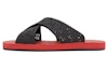 Buy Gucci Selipar Getah 'Hitam Merah' 645201-JER00-1000