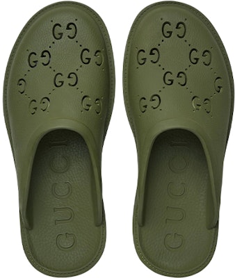 Gucci Rubber Slide 'Green' 655517-JFB00-3300 Lookbook Gucci Rubber Slide 'Green' 655517-JFB00-3300