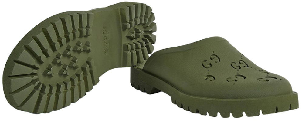 Gucci Rubber Slide 'Green' 655517-JFB00-3300 Shop Gucci Rubber Slide 'Green' 655517-JFB00-3300
