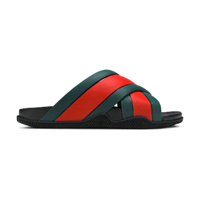 Gucci Rubber Slide 'Green Red'