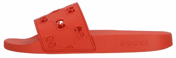 Gucci Rubber Slide 'Red' 575957-JDR00-6448 Gucci Rubber Slide 'Red' 575957-JDR00-6448