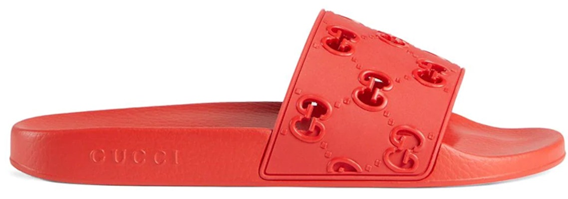 구찌 레드 러버 슬라이드 (Gucci Red Rubber Slide) 575957-JDR00-6448 Order 구찌 레드 러버 슬라이드 (Gucci Red Rubber Slide) 575957-JDR00-6448