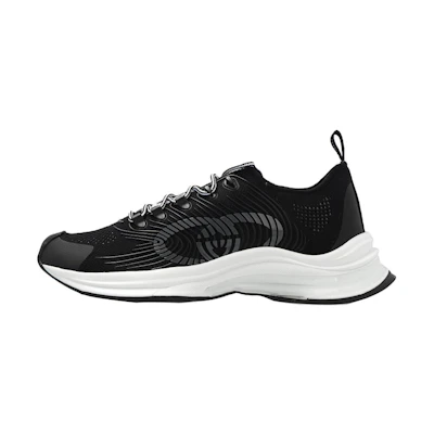 Gucci Run Sneaker 'Black White'