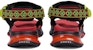 Gucci RUN 'Sandal Velcro Hujung-Terbuka Merah' 746299-FAB0J-1341