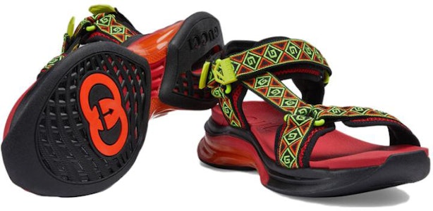 구찌 런 레드 벨크로 슬라이드 (오픈토) 746299-FAB0J-1341 Purchase 구찌 런 레드 벨크로 슬라이드 (오픈토) 746299-FAB0J-1341