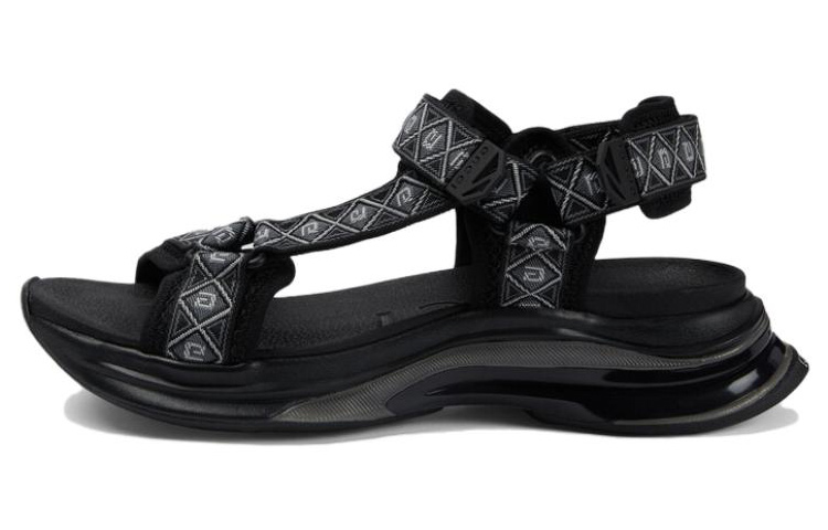 Gucci Run Sandal 'Black Grey' 746299-FAB0J-1056