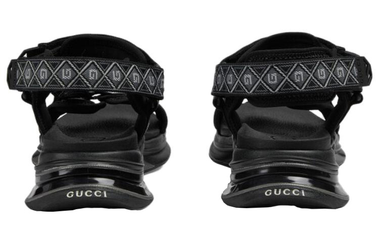 Shop Sandal Gucci Run Hitam 746299-FAB0J-1056