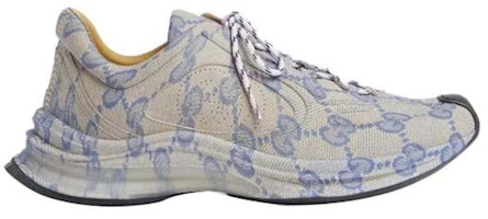 Gucci Run Sneaker 'Beige Blue Monogram' 721116-AABEB-4060 Gucci Run Sneaker 'Beige Blue Monogram' 721116-AABEB-4060