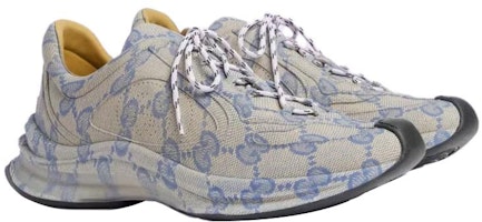 グッチ ラン スニーカー ベージュ/ブルー GG柄 721116-AABEB-4060 Lookbook グッチ ラン スニーカー ベージュ/ブルー GG柄 721116-AABEB-4060