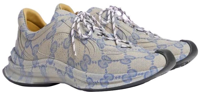 구찌 런 스니커즈 베이지 블루 모노그램 (Gucci Run Sneaker Beige Blue Monogram) 721116-AABEB-4060 Lookbook 구찌 런 스니커즈 베이지 블루 모노그램 (Gucci Run Sneaker Beige Blue Monogram) 721116-AABEB-4060
