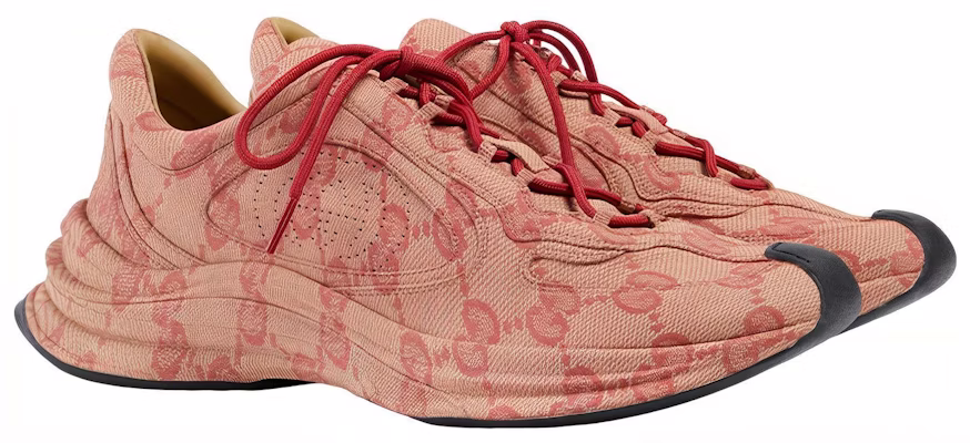 Gucci Run Sneaker 'Beige Hibiscus Monogram' Beige Monogram Gucci Kasut Lelaki. 722630-AABEB-9713 Order Gucci Run Sneaker 'Beige Hibiscus Monogram' Beige Monogram Gucci Kasut Lelaki. 722630-AABEB-9713