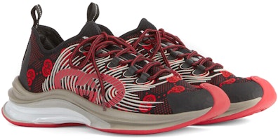 古驰黑红跑步鞋 680900-USN10-8490 Order 古驰黑红跑步鞋 680900-USN10-8490